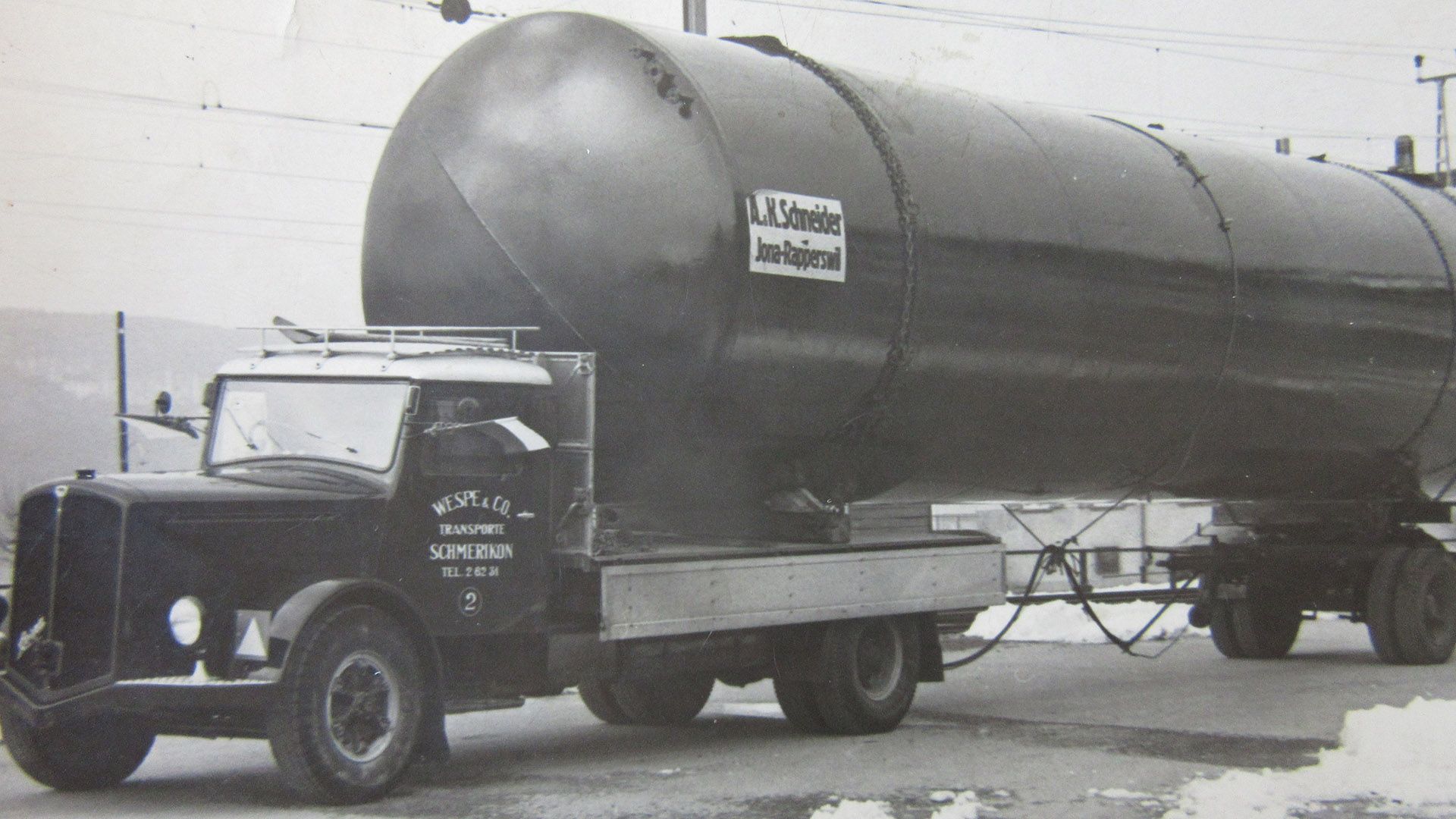 Altes Bild eines Wespe Spezialtransprorts