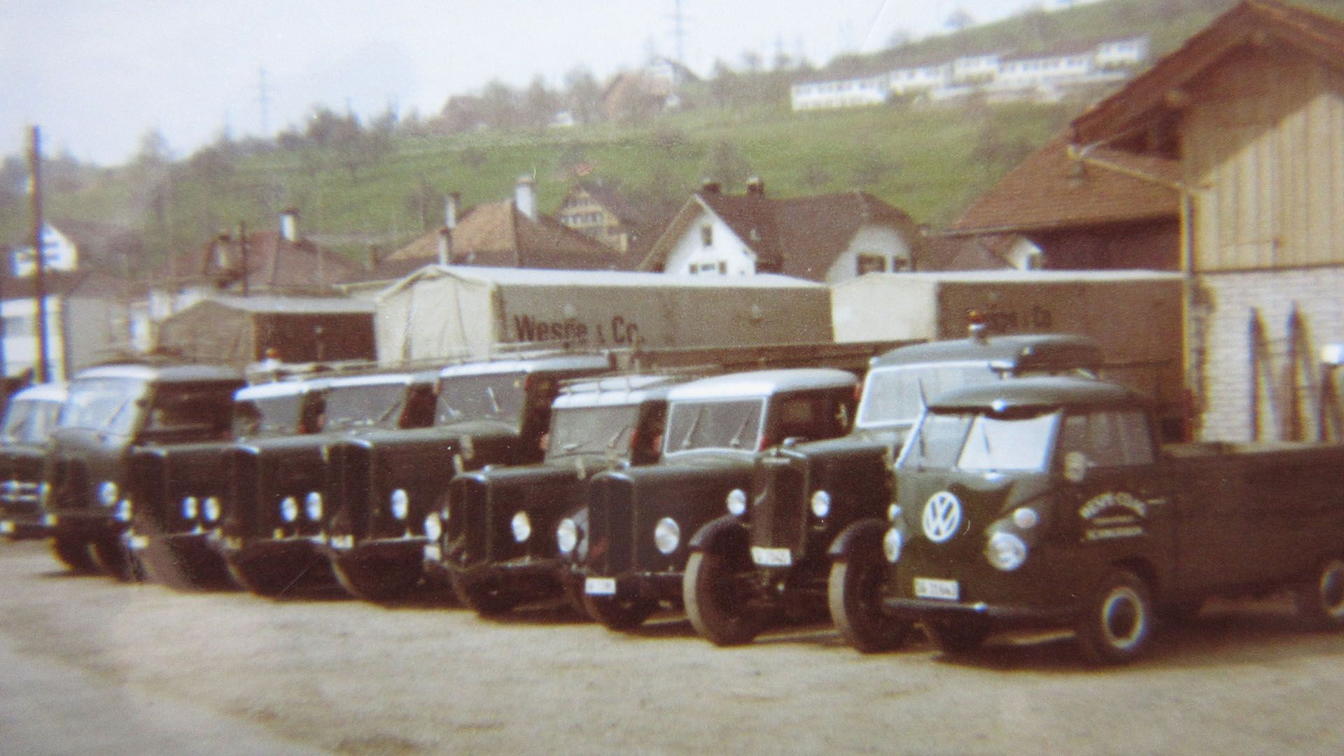 Bild von alten Wespe-Fahrzeugen